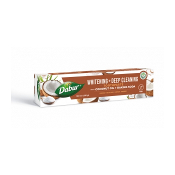 Dabur Wybielająca pasta do zębów z olejem kokosowym + sodą oczyszczoną